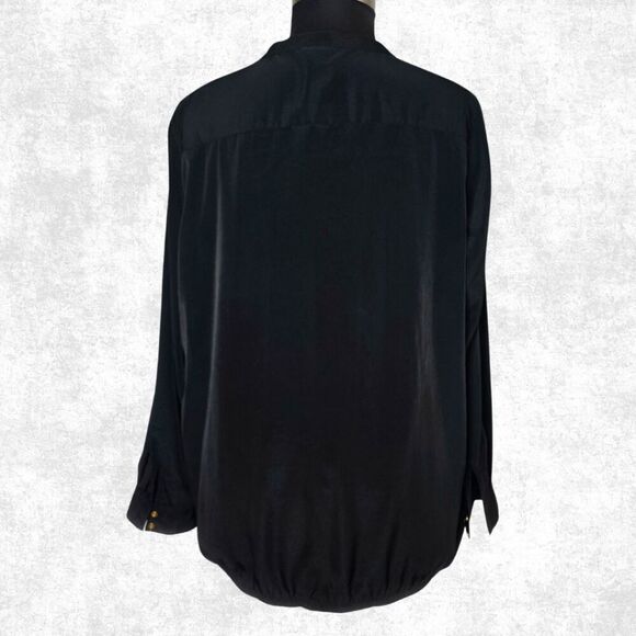 Lane Bryant Black Popover Blouse – Size 22/24 - Picture 4 of 6